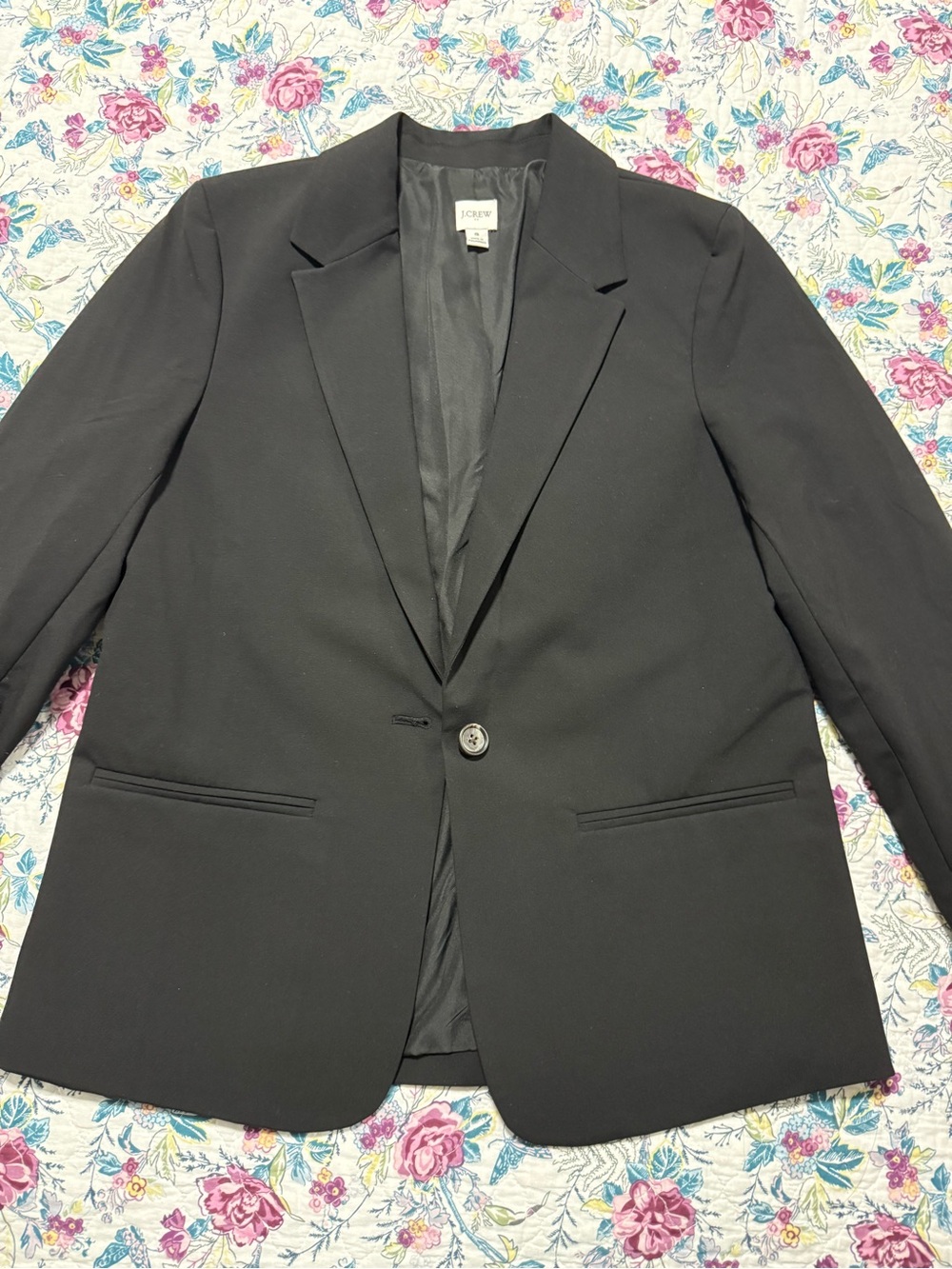 J. Crew Black Single-Button Women’s Blazer